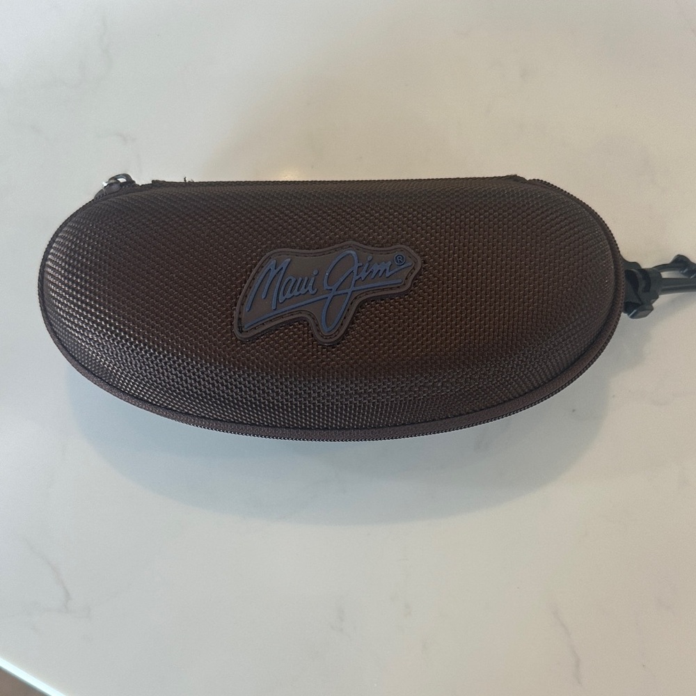 Maui Jim Dark Brown Sunglasses Case